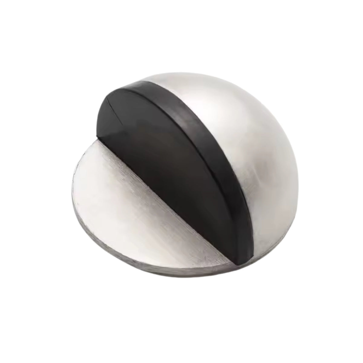 2 Pcs Magnetic Door Stoppers Stainless Steel with Adhesive or Screw Mount for Floor or Wall Door Hold Function