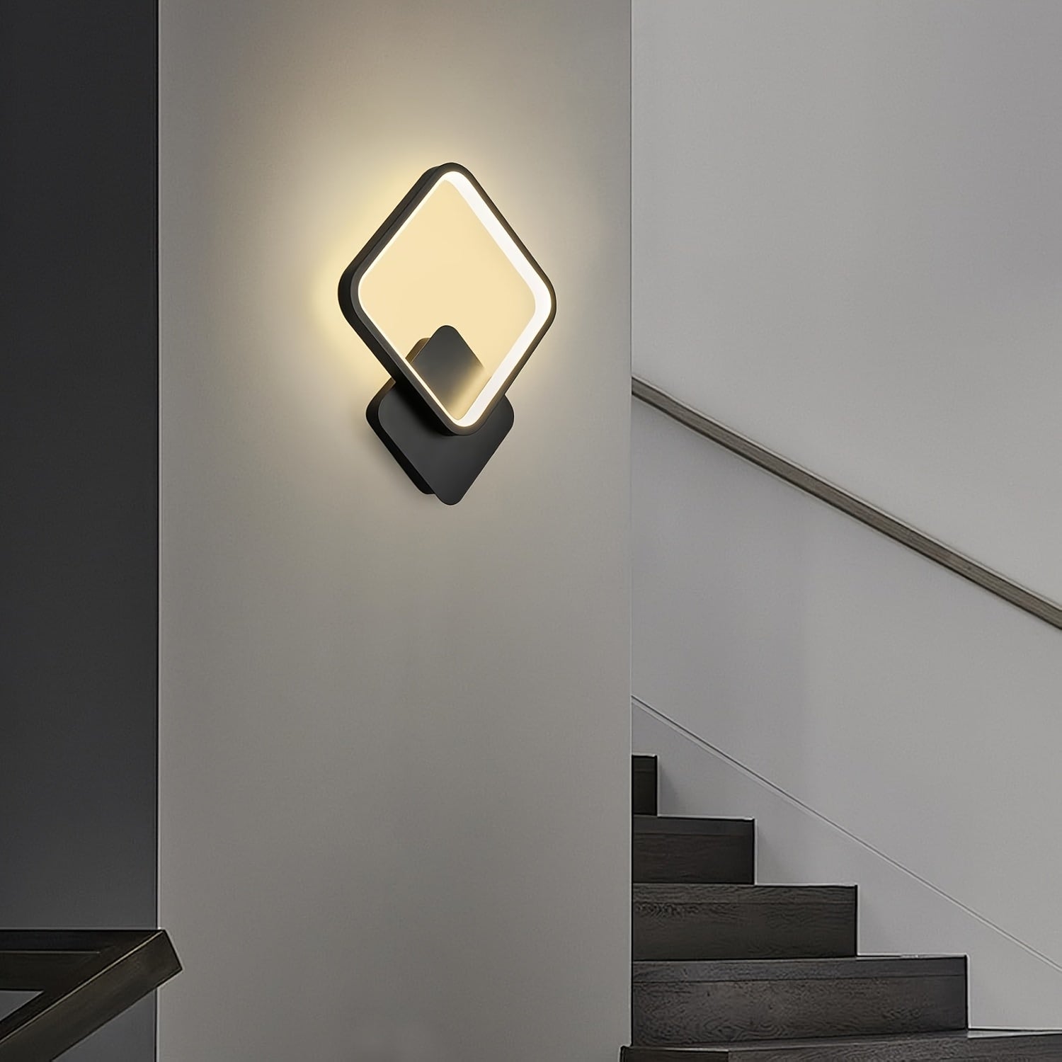 Sleek Modern Square LED Wall Lamp