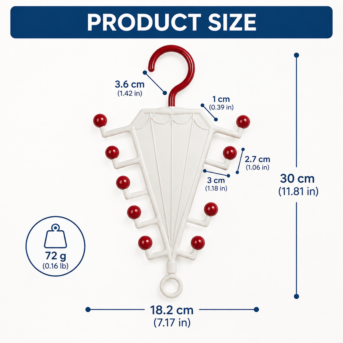 Double Sided Clothes Hanger with V-Shaped Design for Wardrobe Storage and Organization