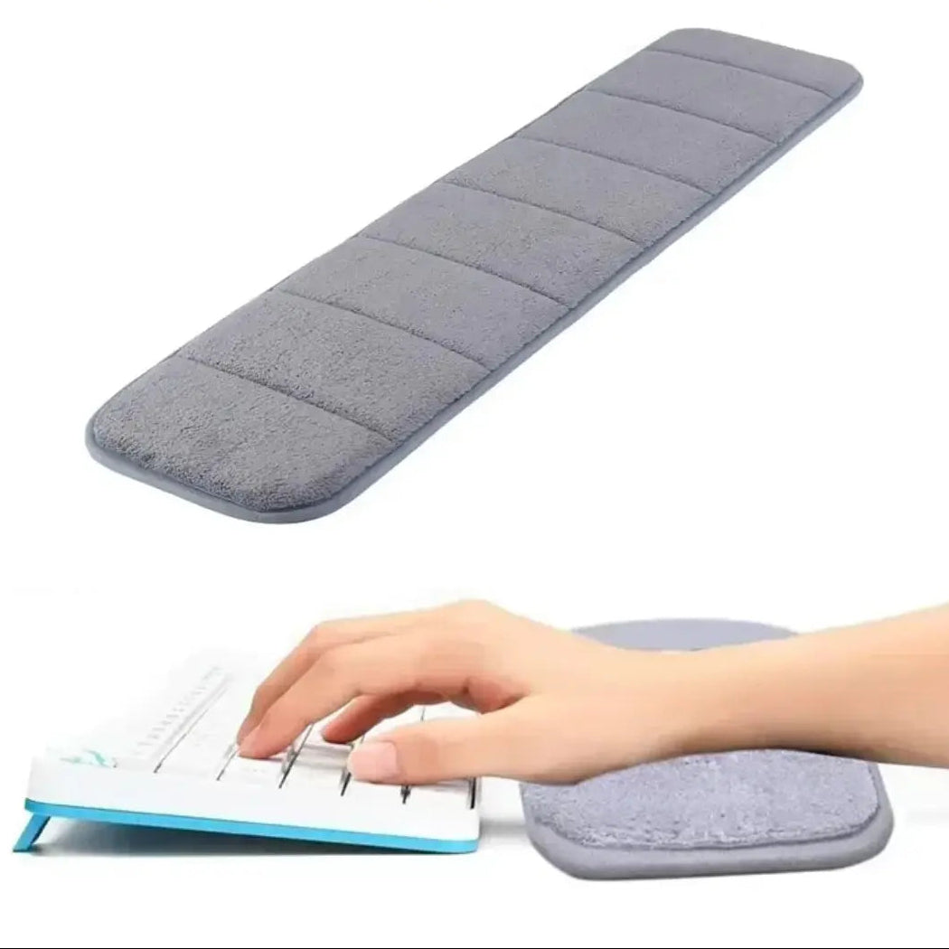 Ultra Memory Cotton Keyboard Wrist and Elbow Pad with Anti Slip Design for Office and Gaming Desks