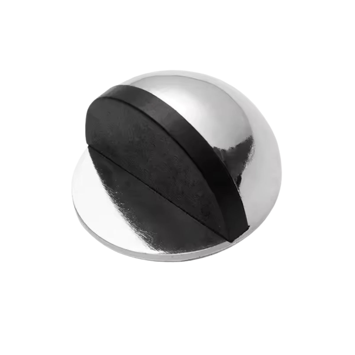 2 Pcs Magnetic Door Stoppers Stainless Steel with Adhesive or Screw Mount for Floor or Wall Door Hold Function