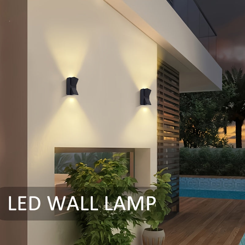 Contemporary LED Outdoor Wall Light — Energy-Efficient, Weatherproof Exterior Fixture