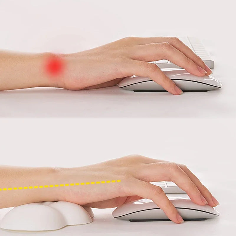 Cloud Wrist Pad with Memory Foam Design for Keyboard and Mouse Desk Use