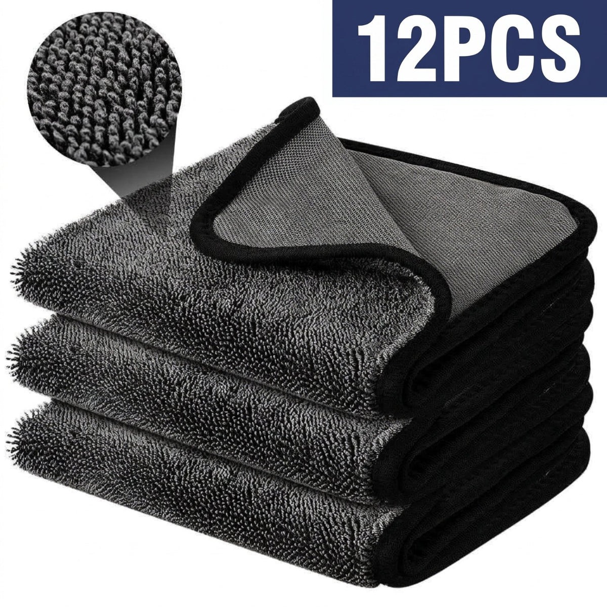 Microfiber Drying Towel with Quick Dry Absorbent Weave for Bath and Home Use