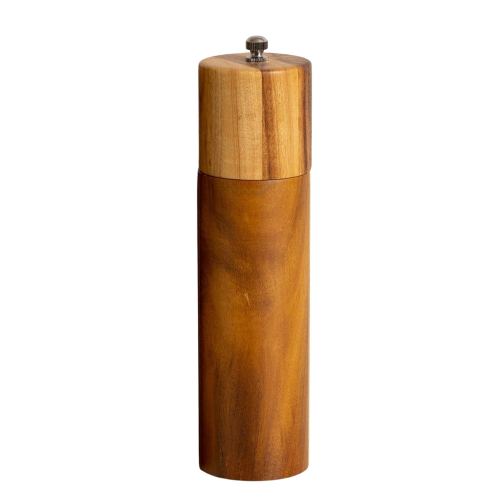 Wooden Pepper Grinder Set with Adjustable Coarseness Design for Sea Salt Peppercorns and Kitchen Seasoning