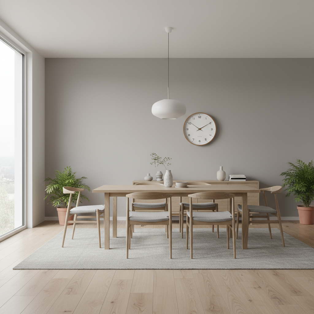 Nordic Wall Clock – Sleek Minimalist Timepiece for Modern Homes