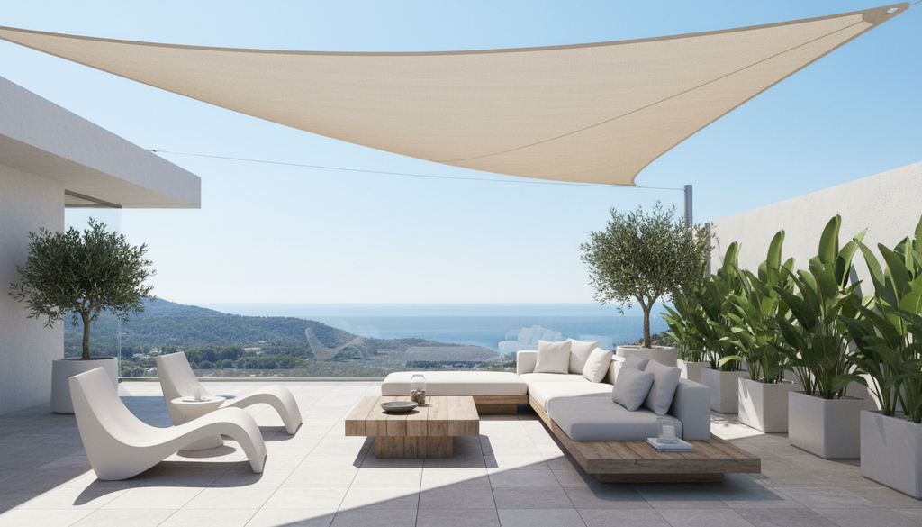 TriBlocker Shade Sail — Premium UV-Blocking Outdoor Canopy for Patio and Yard