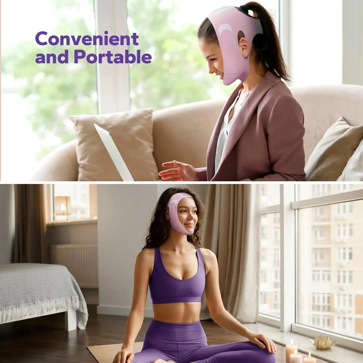 Overnight Graphene Fiber Lifting Support Band with Washable Reusable Design and Five Adjustable Sizes