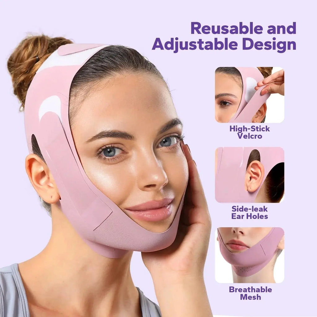 Overnight Graphene Fiber Lifting Support Band with Washable Reusable Design and Five Adjustable Sizes