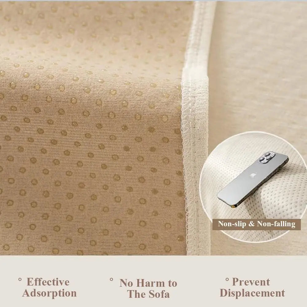 Waterproof Anti-slip Sofa Cover with Dust-proof Fabric for Living Room and Bedroom Furniture Protection