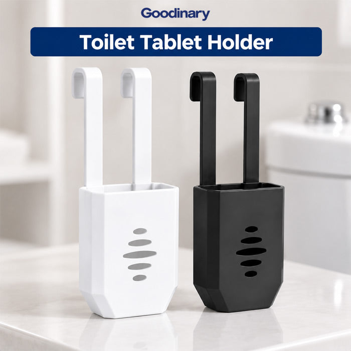 Toilet Tank Tablet Holder with Hanging Bracket for Bleach Tablets and Automatic Toilet Tank Cleaning