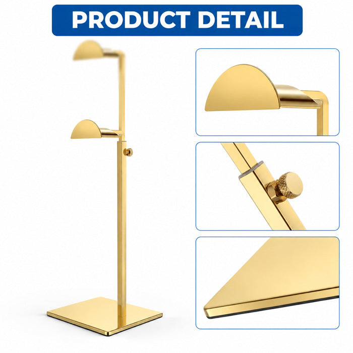 Adjustable Metal Handbag Display Stand for Purses, Totes, Scarves and Accessories