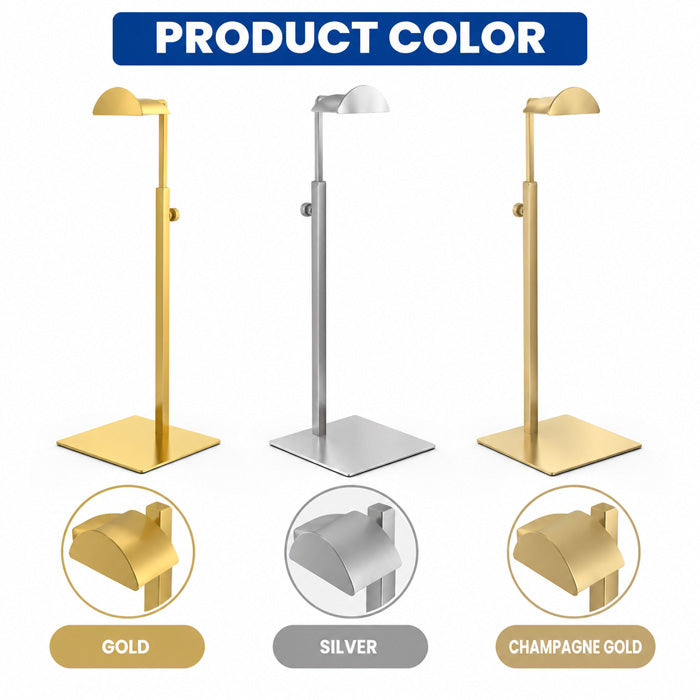 Adjustable Metal Handbag Display Stand for Purses, Totes, Scarves and Accessories