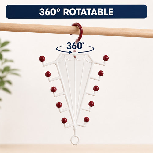 Double Sided Clothes Hanger with V-Shaped Design for Wardrobe Storage and Organization