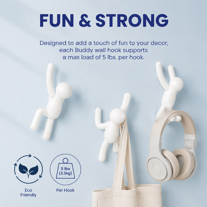 Cartoon Wall Hook with Playful Design for Kids Room, Entryway, Coats, Hats, and Accessory Storage