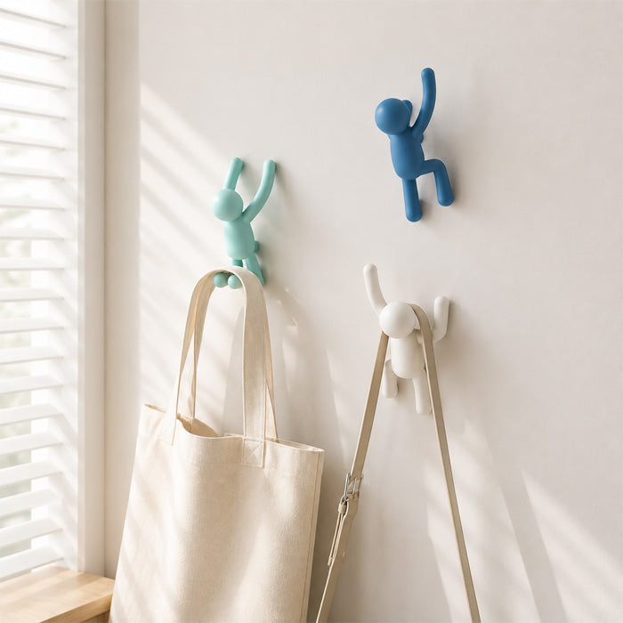 Cartoon Wall Hook with Playful Design for Kids Room, Entryway, Coats, Hats, and Accessory Storage