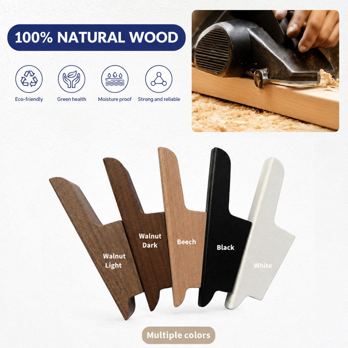 Bird Shape Wood Hooks with Solid Walnut Design for Coat, Towel, and Hat Storage