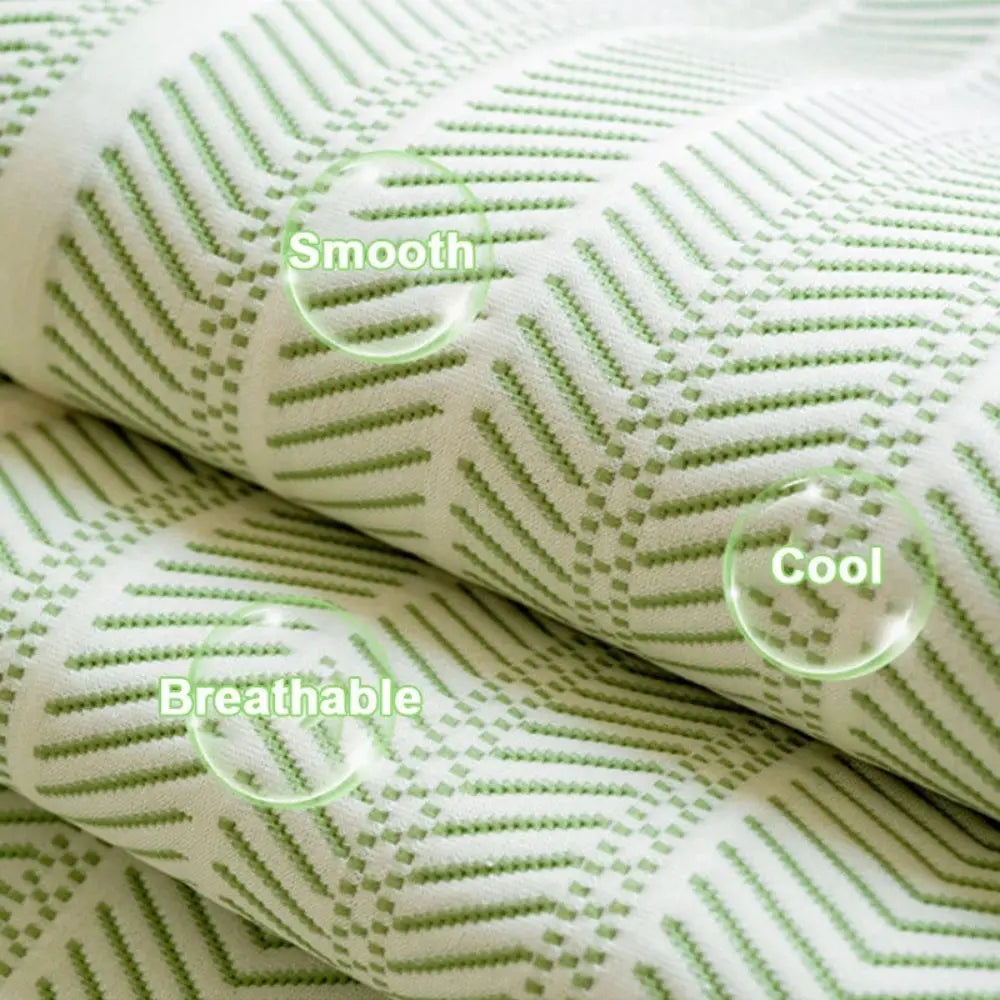 Herringbone Sofa Cover with Scallop Edge for All Season Furniture Protection