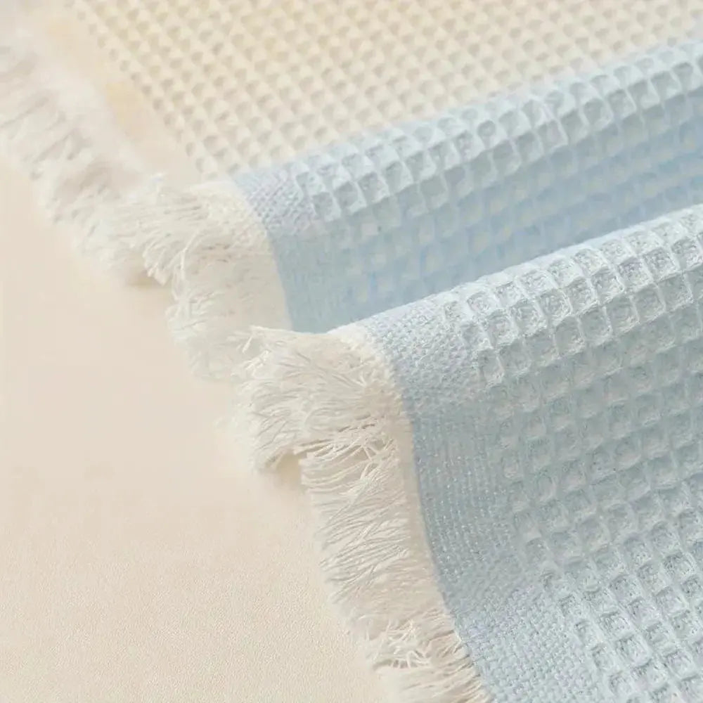 Multi-purpose Elastic Sofa Cover Sheet with Rainbow Waffle Texture for Dustproof Furniture Protection