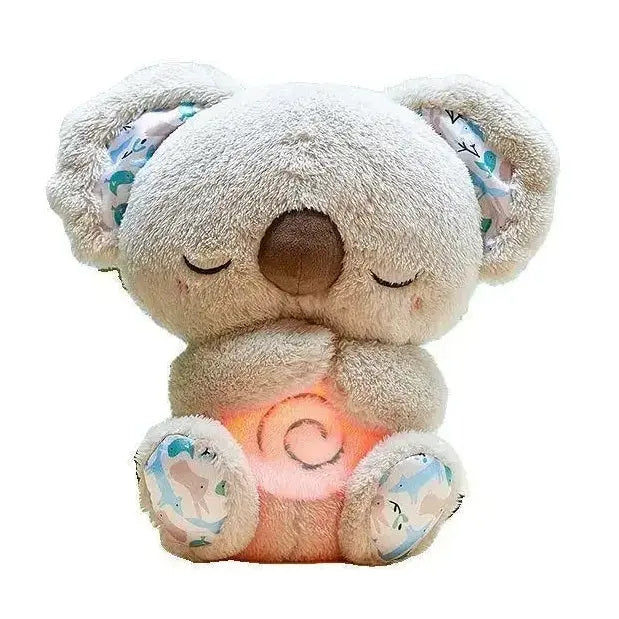 Breathing Otter Plush Toy with Light and Sound for Sleep and Play Comfort