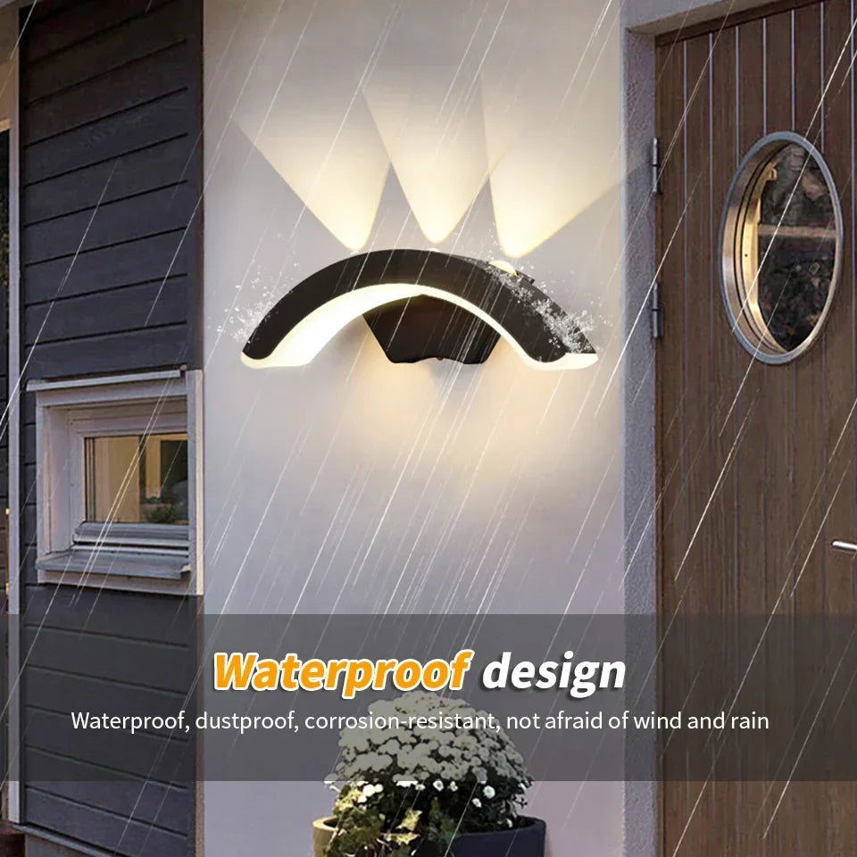 StormLite Outdoor Wall Light - Sleek, Weatherproof Exterior Lighting