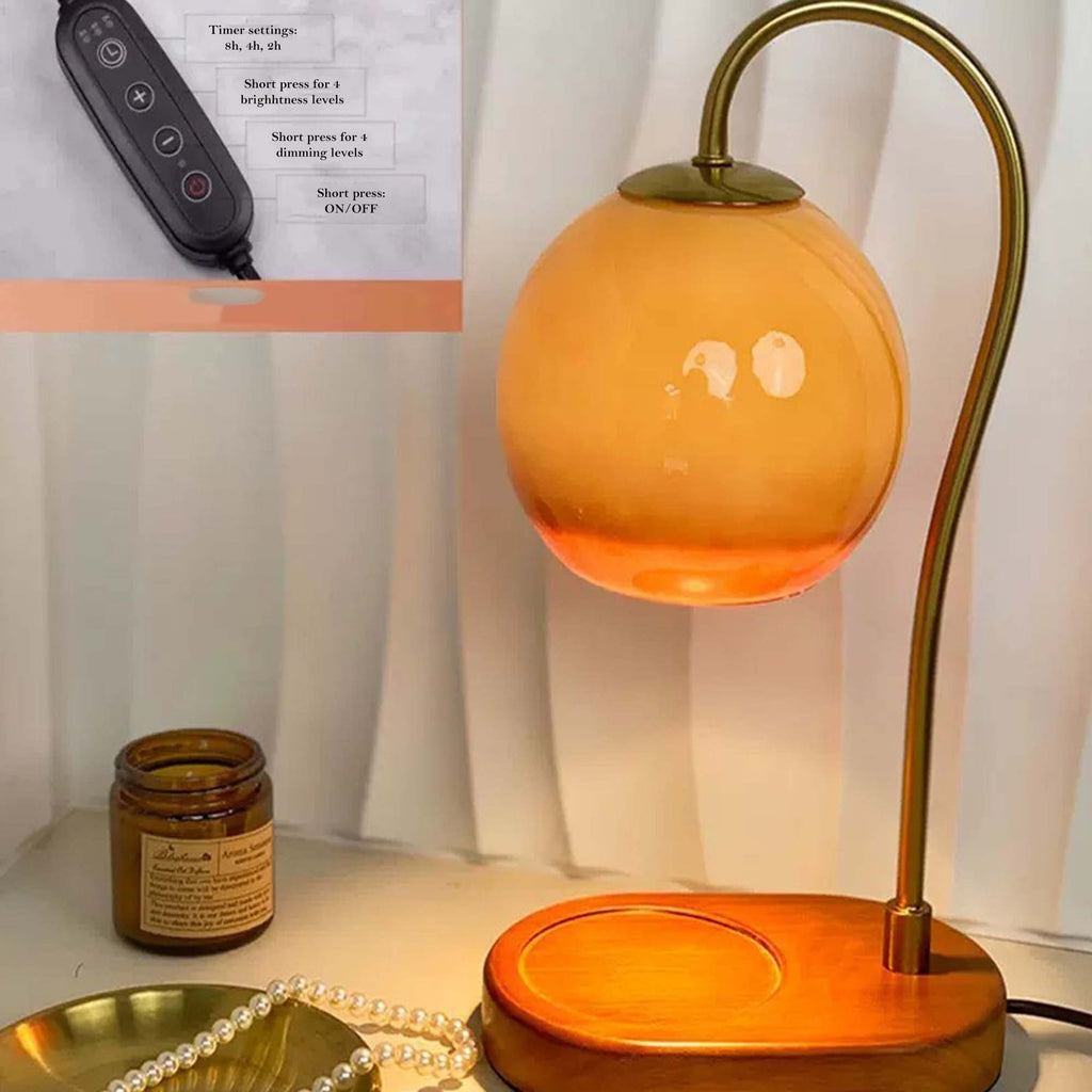 Table Lamp with Candle Warmer – Cozy Glow for Any Room