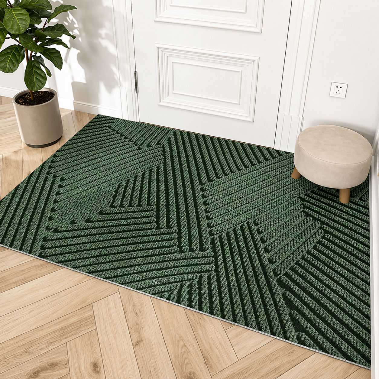 Heavy-Duty Non-Slip Door Mat for a Safe, Clean Entrance