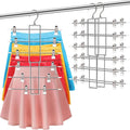 6 Tier Hanger Organizer for Pants Jeans and Scarves Closet