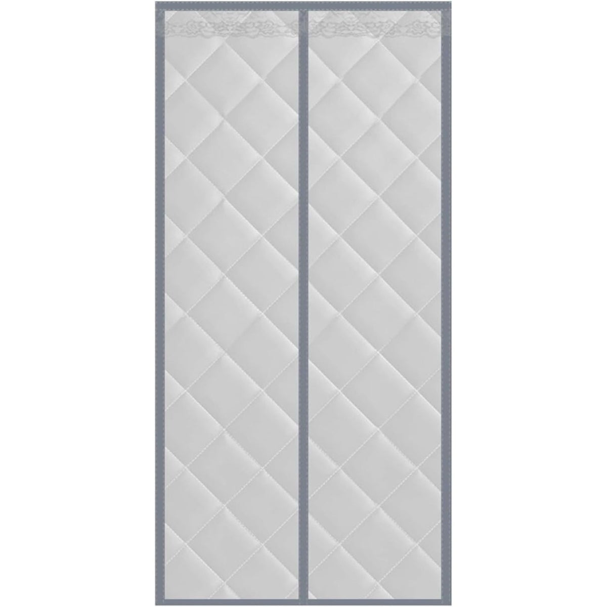 Waterproof Coldproof Door Curtain with Thick Cotton Layer and Self-Closing Magnetic Design for Winter Home Use