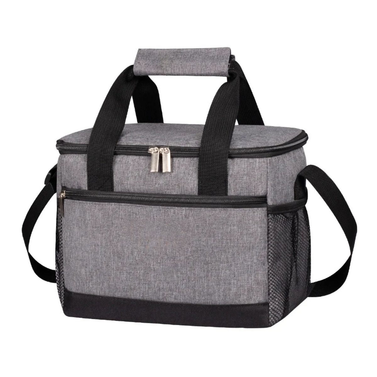 Insulated Lunch Bag with Portable Handle and Storage Compartments for Work School and Picnic Food Carry