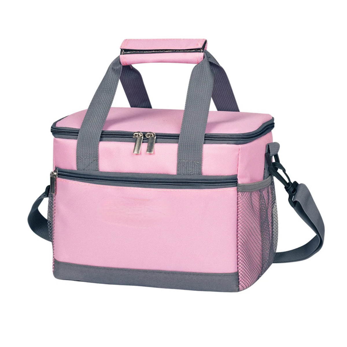 Insulated Lunch Bag with Portable Handle and Storage Compartments for Work School and Picnic Food Carry