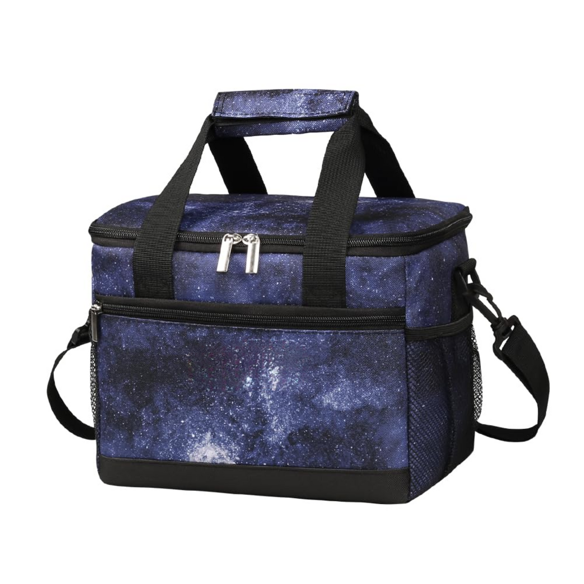 Insulated Lunch Bag with Portable Handle and Storage Compartments for Work School and Picnic Food Carry