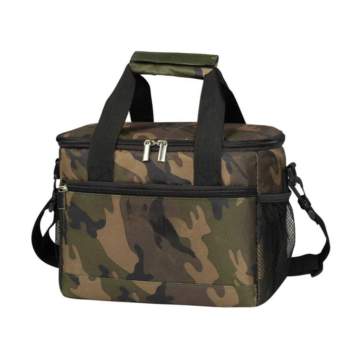 Insulated Lunch Bag with Portable Handle and Storage Compartments for Work School and Picnic Food Carry