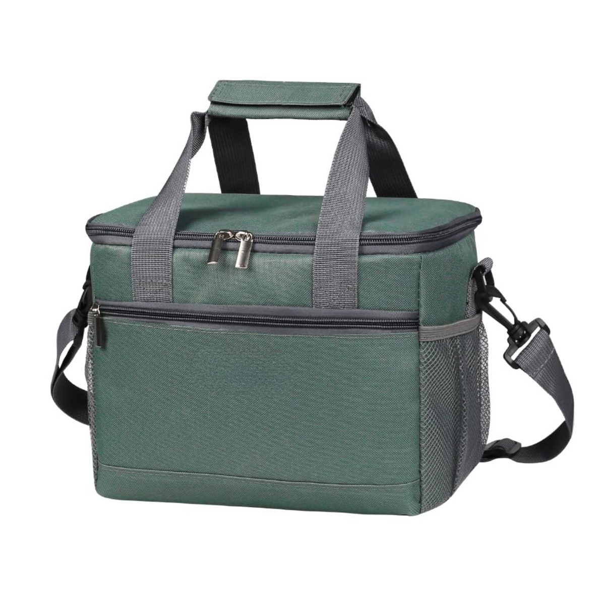 Insulated Lunch Bag with Portable Handle and Storage Compartments for Work School and Picnic Food Carry