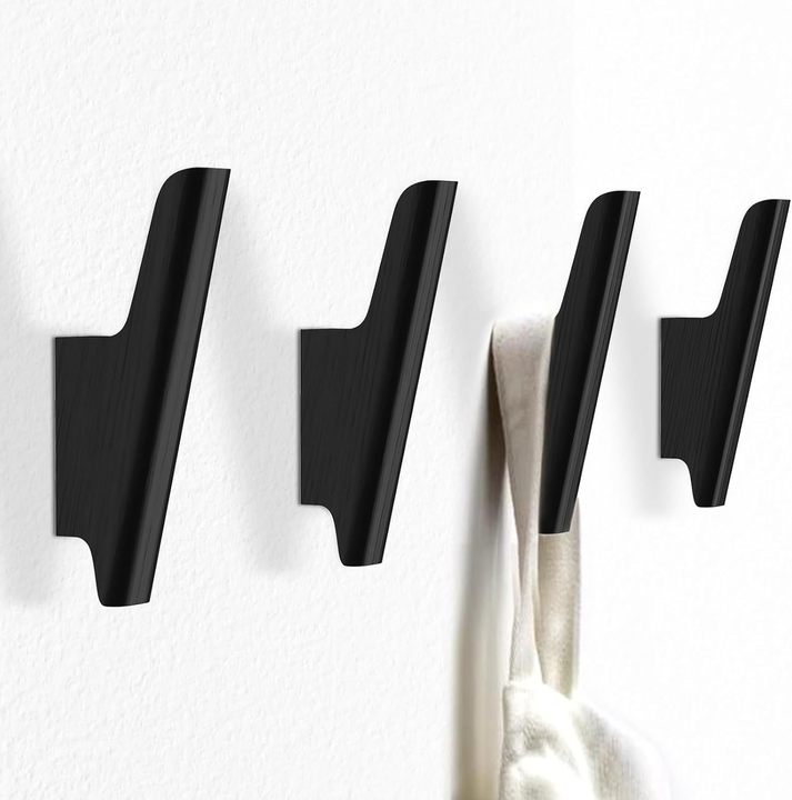 Bird Shape Wood Hooks with Solid Walnut Design for Coat, Towel, and Hat Storage