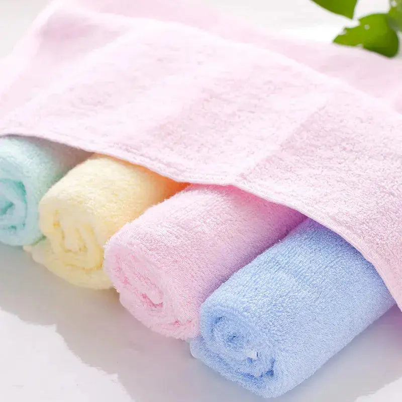 Luxury Washcloths Towel Set in Bamboo Rayon for Bathroom, Spa, Kitchen and Baby Care
