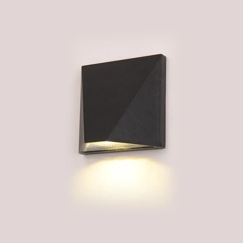 Sleek Modern Black LED Wall Light