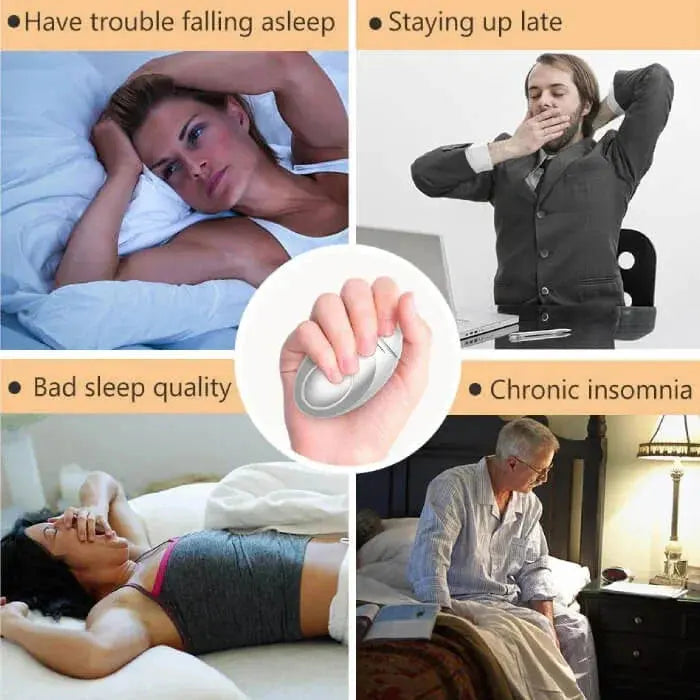 Handheld Pressure Sleep Aid Device with Compact Design for Rest and Relaxation Routines