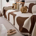 Chenille Plaid Throw Blanket with Soft Lightweight Texture for Sofa, Bedroom, and Everyday Relaxation