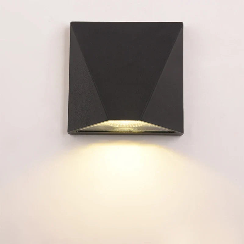 Sleek Modern Black LED Wall Light