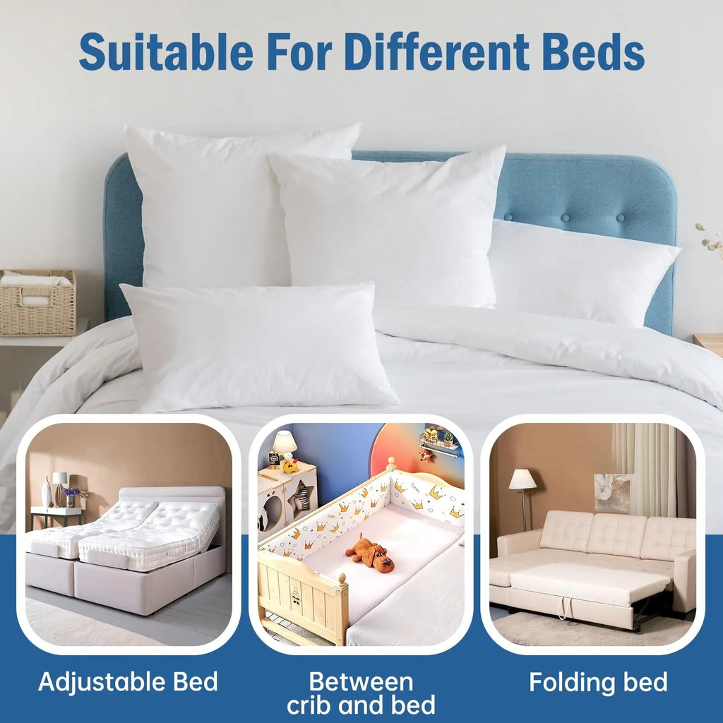 Extra Wide Bed Bridge Mattress Connector for Twin Beds to Create Larger Sleep Surface