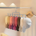 3Pcs of Multifunctional Clothes Hanger with Rotating Dip Hooks for Space Saving Closet Storage