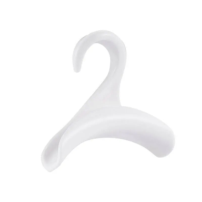 Arched Clothes Hanger and Bag Hook with Space Saving Steel Design for Closet Storage (10pcs)