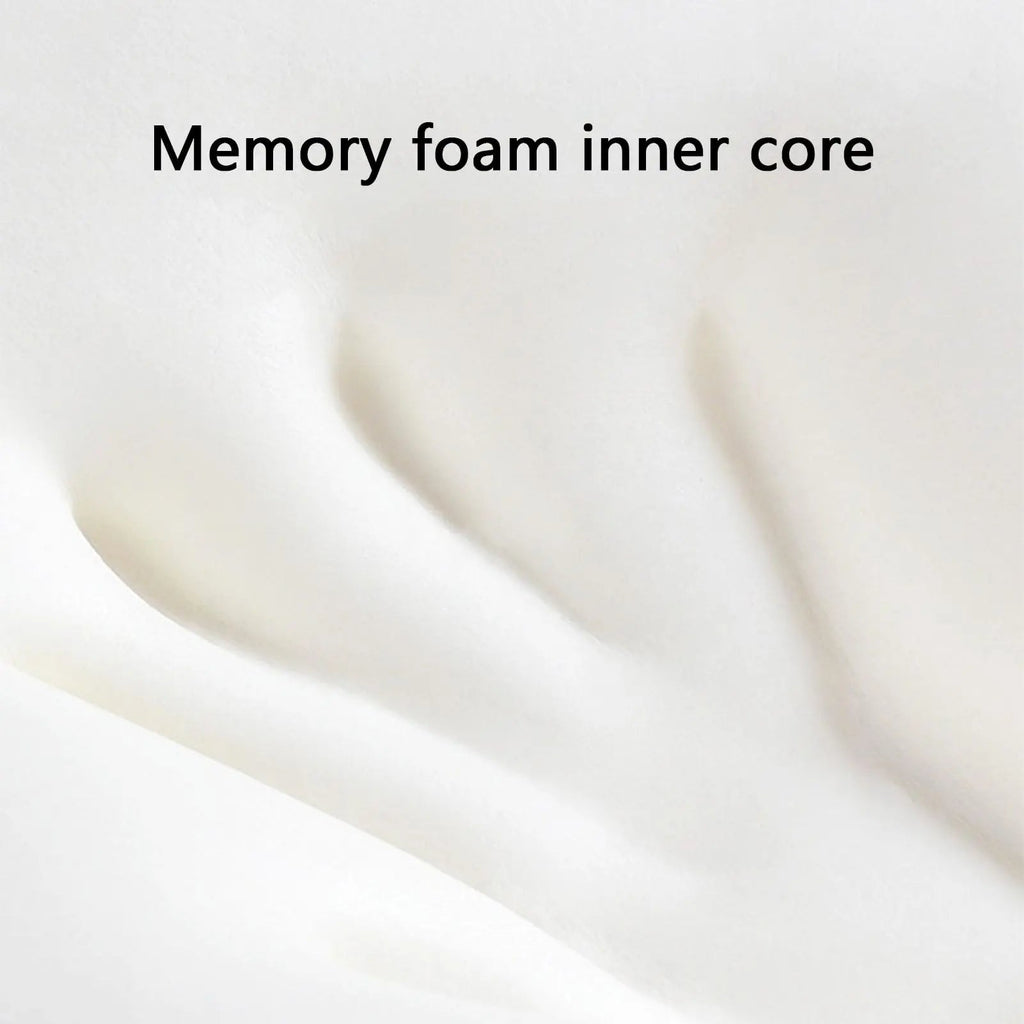 Half Moon Memory Foam Bolster Pillow with Firm Support for Sleep and Rest
