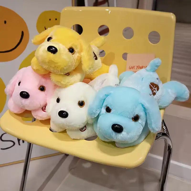 Luminous Dog Plush Pillow with LED Light Design for Home Decor and Gifting