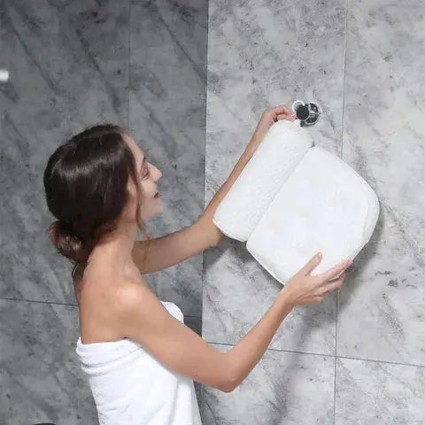 Spa Bathtub Pillow with Anti-Slip Suction Cups for Comfortable Soaking and Tub Use