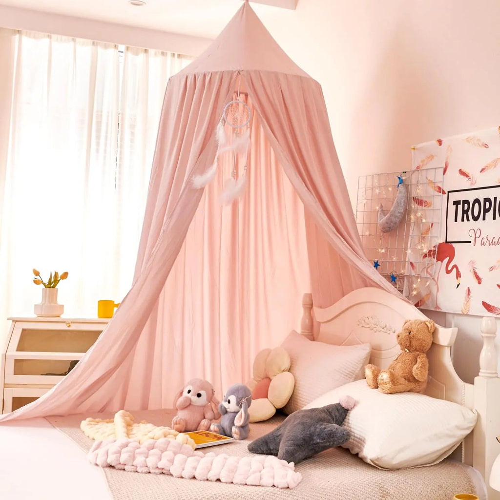 Large Dome Bed Canopy Castle Style Mosquito Net Tent for Kids Bedroom and Play Space