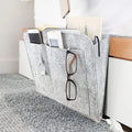 Felt Bedside Hanging Storage Bag Caddy Organizer for Dormitory Bed Sofa and Bedroom Use