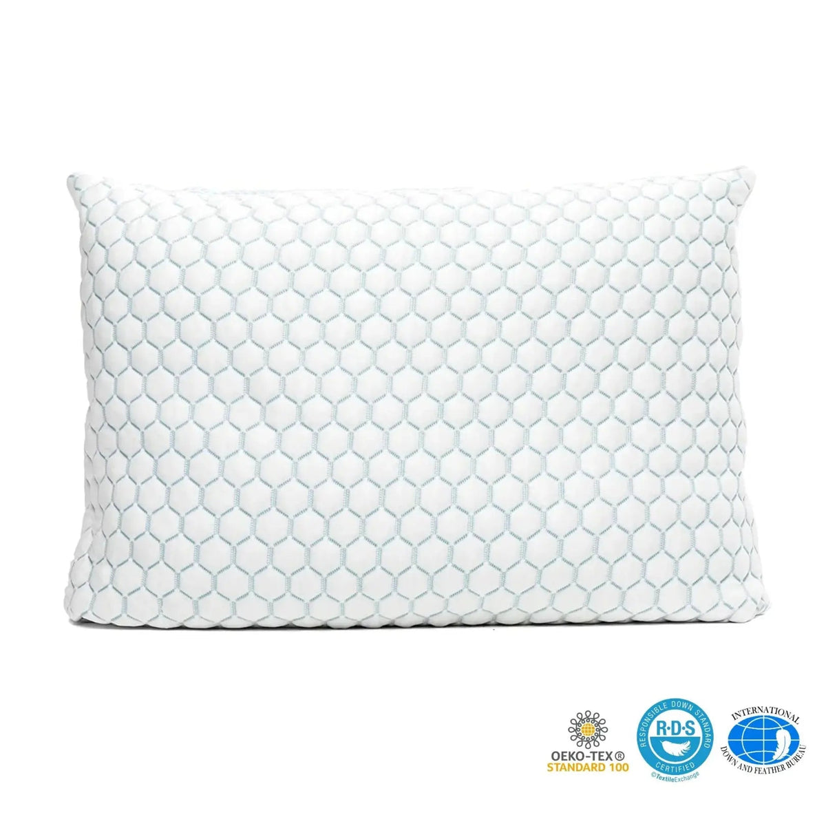 Cooling Shredded Memory Foam Pillow with Adjustable Firmness for Side, Back and Stomach Sleepers