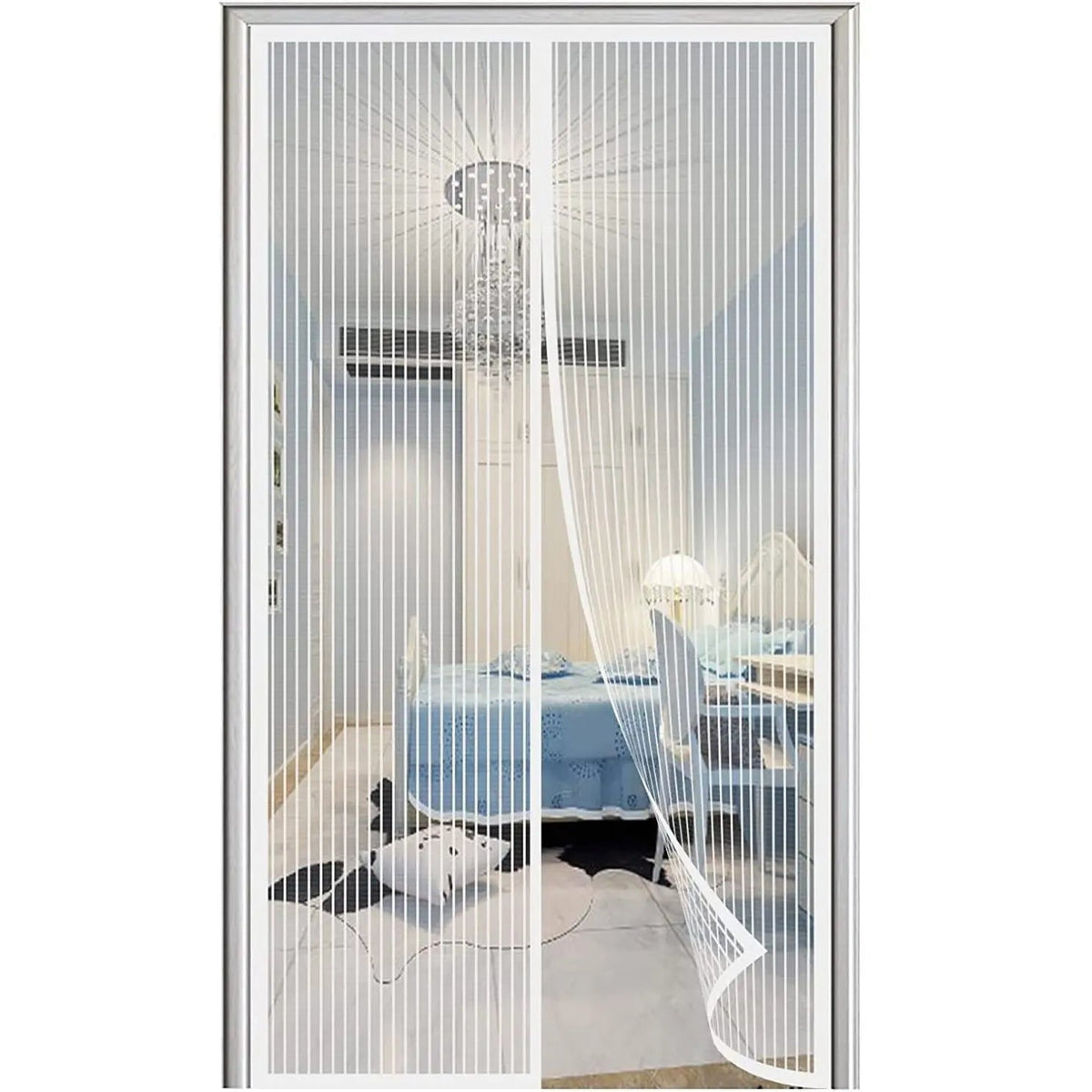 Magnetic Mosquito Door Screen Curtain for Patio Entry